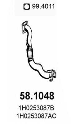 58.1048 ASSO Cable, parking brake
