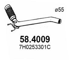 58.4009 ASSO Exhaust System Exhaust Pipe