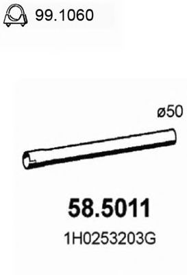 58.5011 ASSO Exhaust Pipe