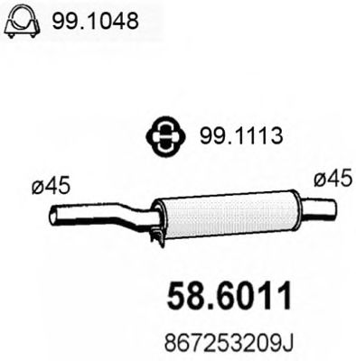 58.6011 ASSO Oil Filter