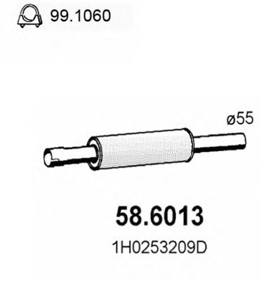 58.6013 ASSO Holder, engine mounting