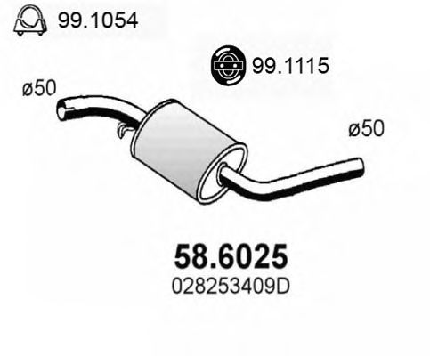 58.6025 ASSO Oil Filter