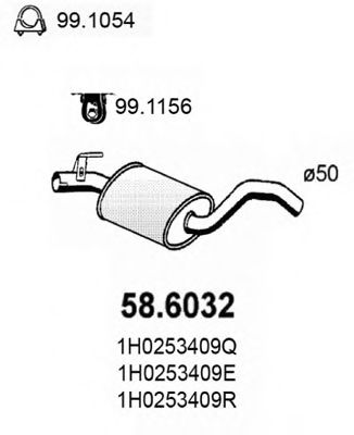 58.6032 ASSO Oil Filter