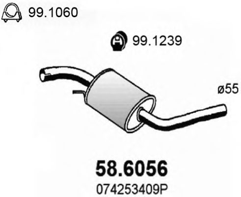58.6056 ASSO Oil Filter