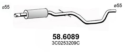 58.6089 ASSO Lagerung, Motor