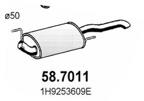 58.7011 ASSO Тормозная система Сигнализатор, износ тормозных колодок
