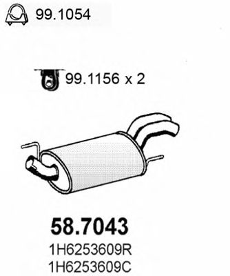 58.7043 ASSO Fuel filter