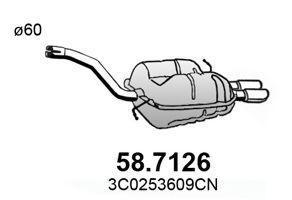58.7126 ASSO Gasket, cylinder head