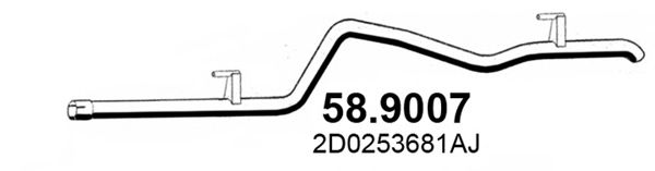 58.9007 ASSO Exhaust Pipe