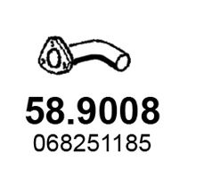 58.9008 ASSO Труба выхлопного газа