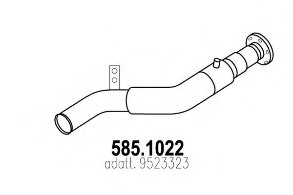 585.1022 ASSO Exhaust Pipe