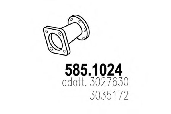 585.1024 ASSO Клапан возврата ОГ