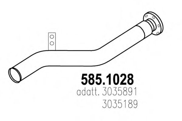 585.1028 ASSO Pressure converter, turbocharger