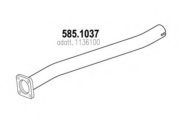 585.1037 ASSO Exhaust Pipe