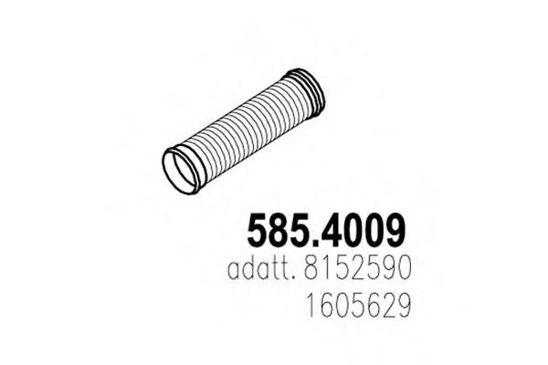 585.4009 ASSO Flex Hose, exhaust system