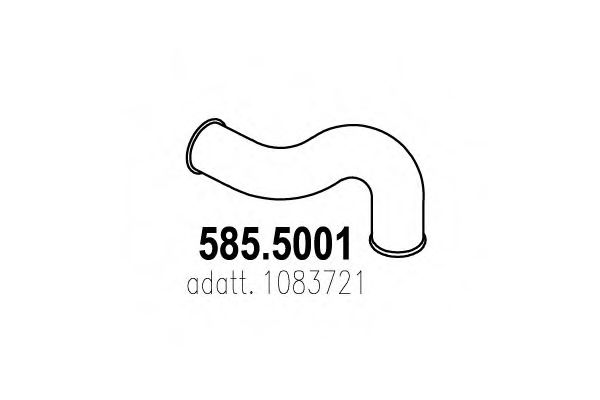 585.5001 ASSO Exhaust Pipe