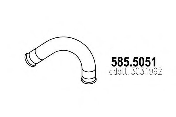 585.5051 ASSO Exhaust Pipe