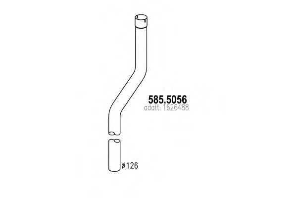585.5056 ASSO Exhaust Pipe