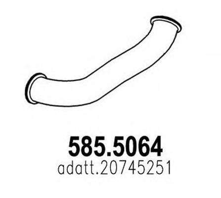 585.5064 ASSO Exhaust Pipe