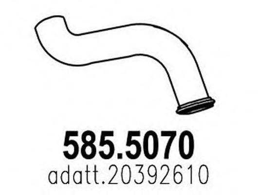 585.5070 ASSO Exhaust Pipe