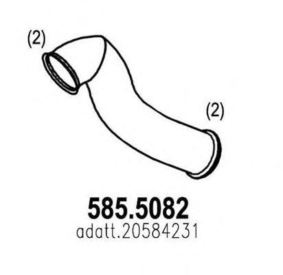 585.5082 ASSO Exhaust Pipe