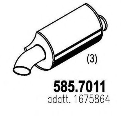 585.7011 ASSO Middle-/End Silencer