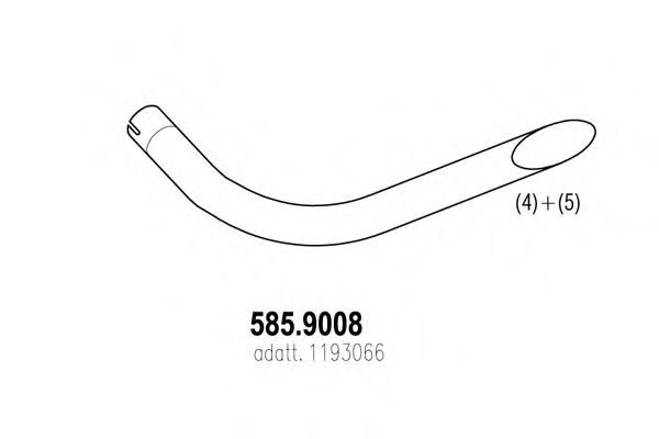 585.9008 ASSO Exhaust Pipe