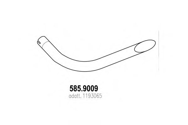 585.9009 ASSO Exhaust Pipe