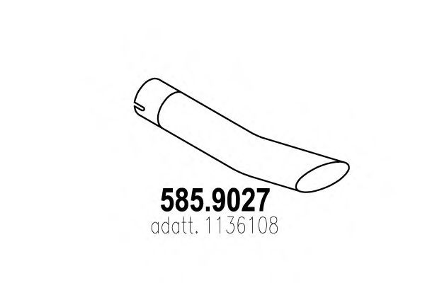 585.9027 ASSO Exhaust Pipe