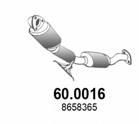 60.0016 ASSO Catalytic Converter