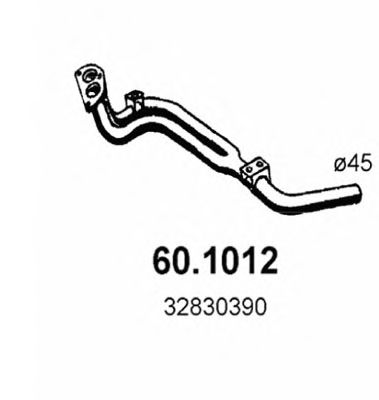 60.1012 ASSO Brake System Brake Pad Set, disc brake