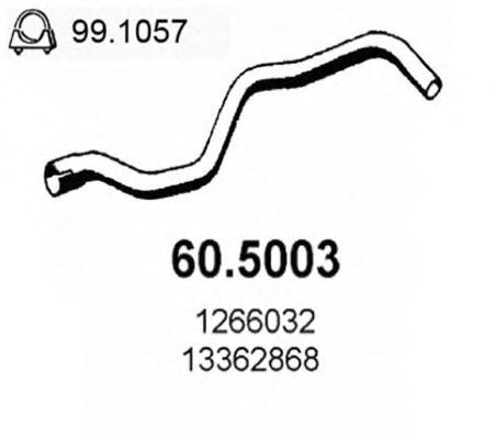 60.5003 ASSO Exhaust Pipe