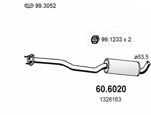 60.6020 ASSO Joint Kit, drive shaft
