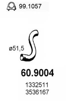 60.9004 ASSO Exhaust Pipe