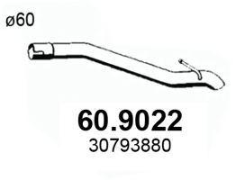 60.9022 ASSO Exhaust Pipe