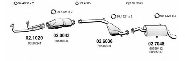 ART0005 ASSO Exhaust System Exhaust System