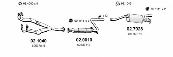 ART0056 ASSO Exhaust System Exhaust System