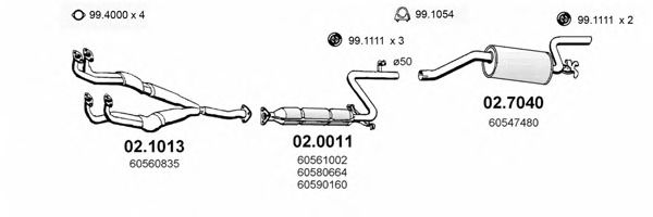 ART0081 ASSO Exhaust System Exhaust System