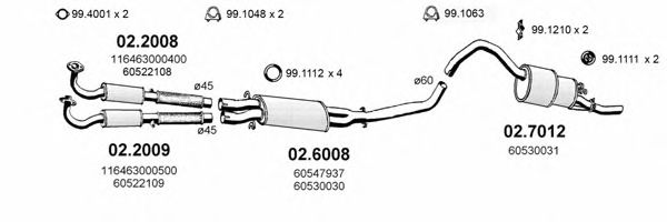 ART0094 ASSO Exhaust System Exhaust System