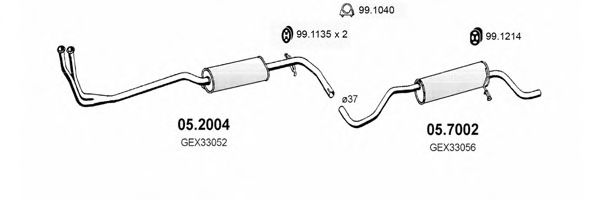 ART0178 ASSO Exhaust System Exhaust System