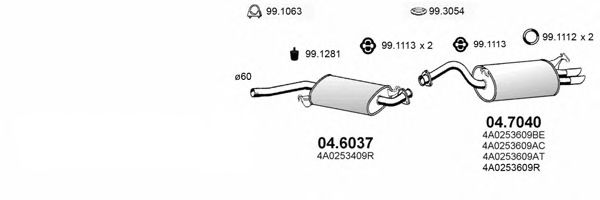 ART0283 ASSO Exhaust System