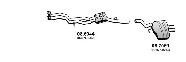 ART2772 ASSO Exhaust System Exhaust System
