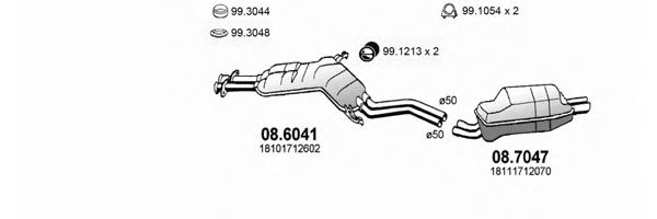 ART0390 ASSO Exhaust System Exhaust System