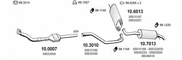 ART0478 ASSO Exhaust System Exhaust System