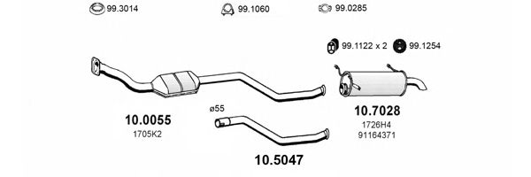 ART0517 ASSO Exhaust System