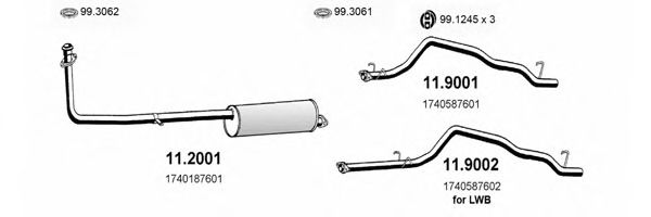 ART0562 ASSO Exhaust System Exhaust System