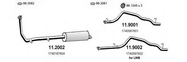 ART0563 ASSO Exhaust System Exhaust System