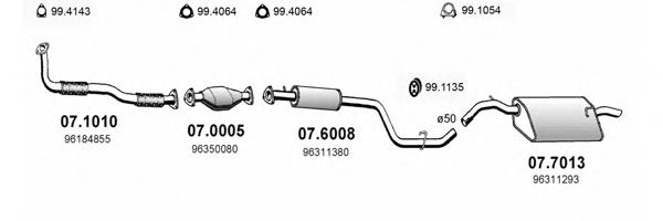 ART0579 ASSO Exhaust System