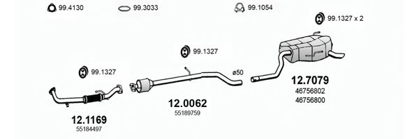 ART2818 ASSO Exhaust System Exhaust System
