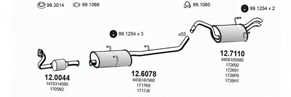 ART2838 ASSO Exhaust System Exhaust System
